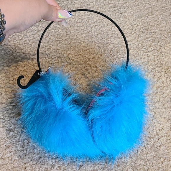 Betsey Johnson Accessories - Cejon Betsey Johnson xox Trolls Faux-Fur
